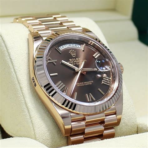 rolex chocolate presidential|Rolex day date 40 228235.